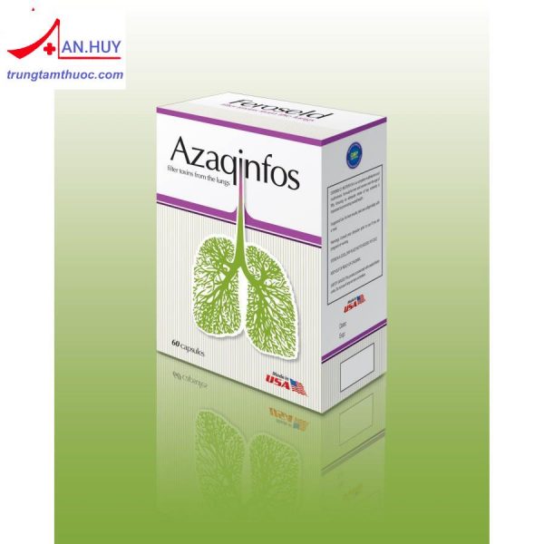 Azaqinfos hỗ trợ chức năng của phổi, có chức năng hô hấp bị suy giảm