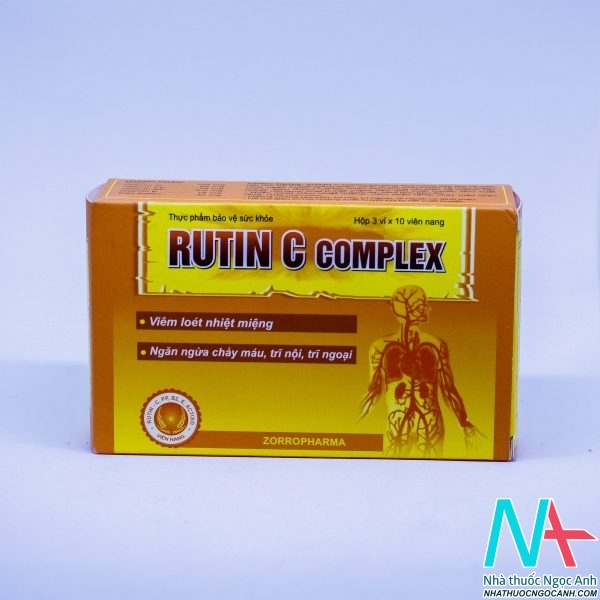 RUTIN C Gold – Điều trị bệnh bị trĩ nội , trĩ ngoại, nhiệt miệng