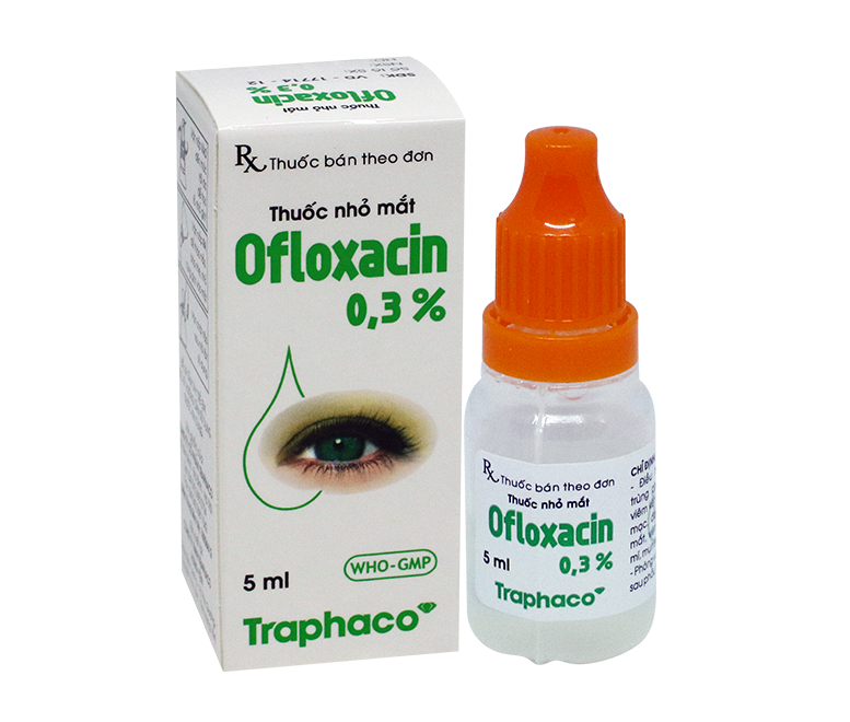 Thuốc nhỏ mắt Ofloxacin 0,3%