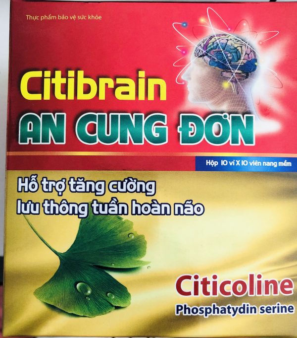 Citibrain – An cung đơn Điều trị chóng mặt, ù tai, nhức đầu, suy giảm trí nhớ