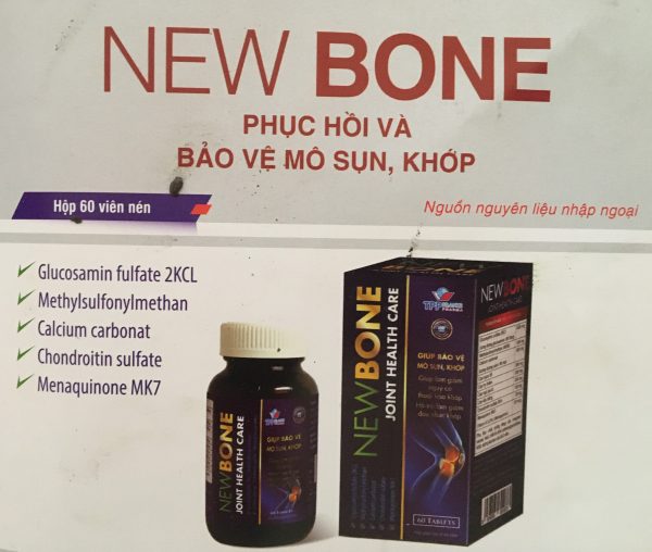 New Bone phục hồi bảo vệ mô sụn, khớp